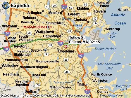 Map of Tetlow Street, Boston