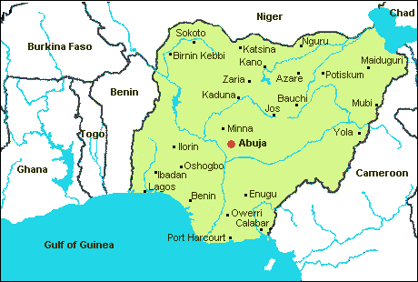 Map of Nigeria