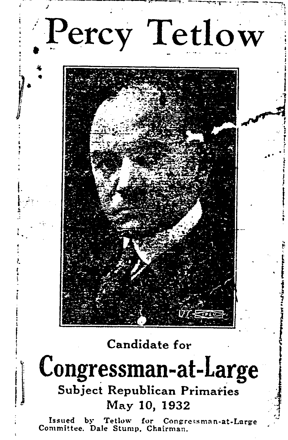 Tetlow - Congressman-at-Large