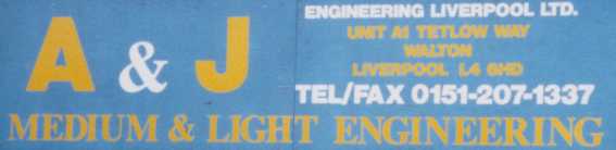 Warehouse sign in Tetlow Way, Kirkdale 2001